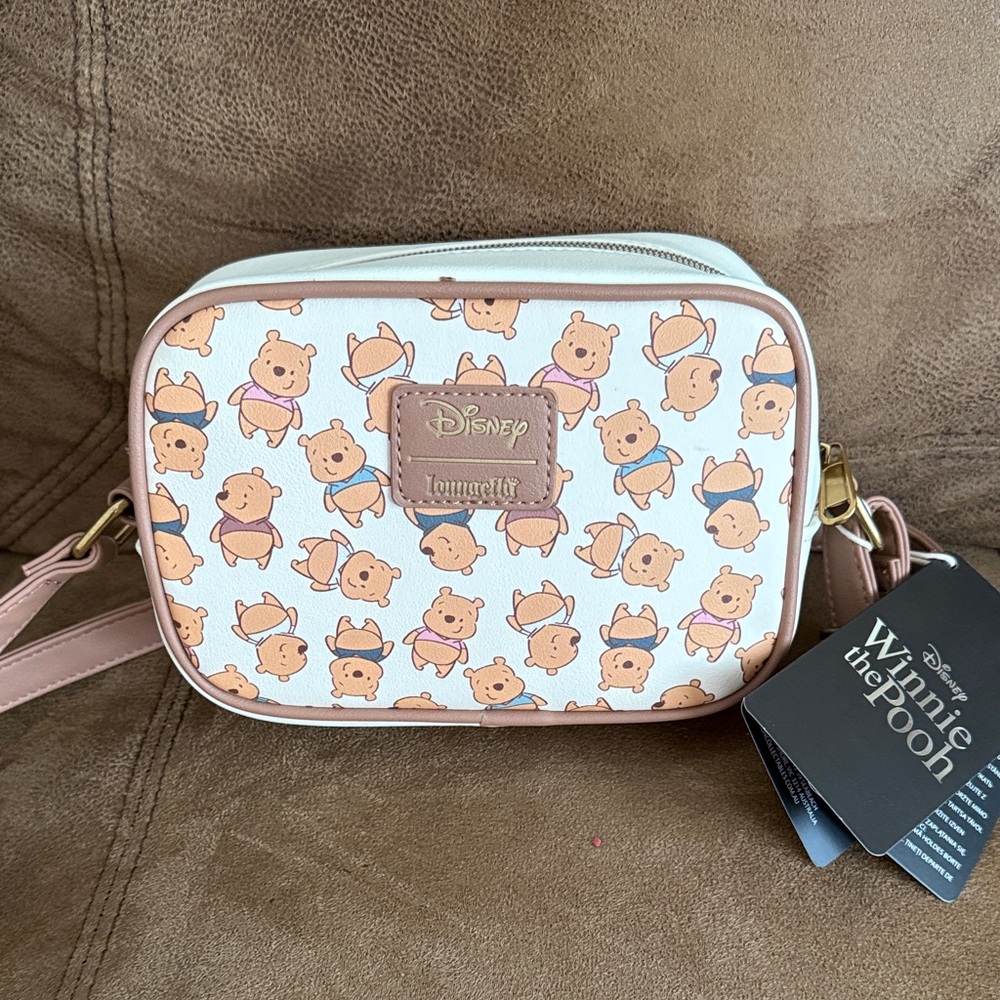 Loungefly Disney Winnie the Pooh Patterned Crossbody Bag